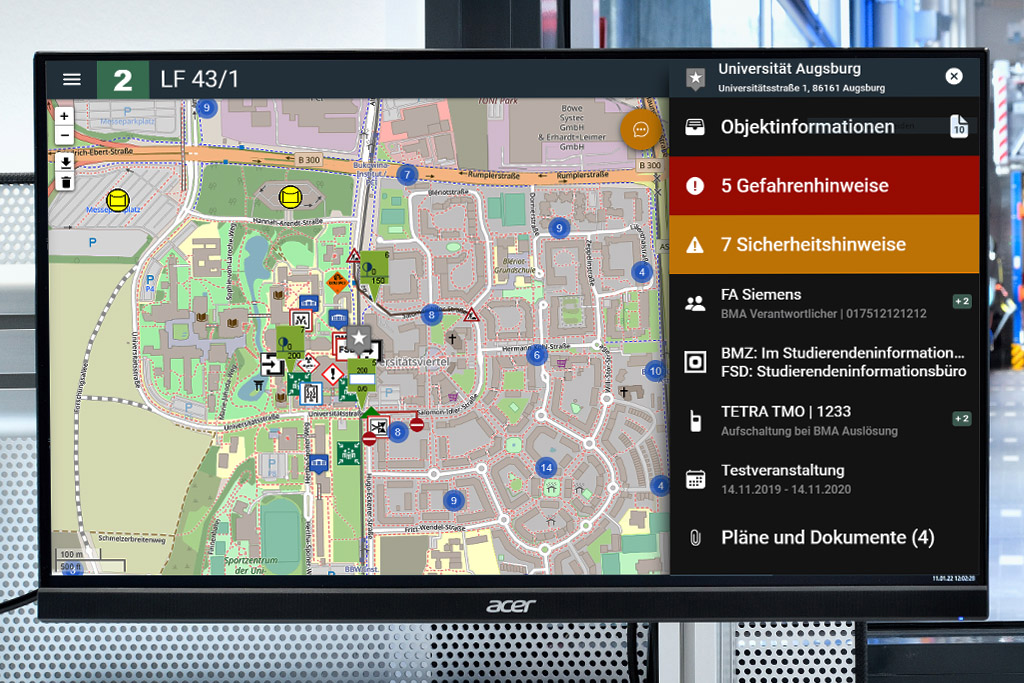 Alarmvisualisierung, MEDER CommTech GmbH